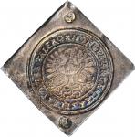 GERMANY. Silesia. Uniface Klippe 3 Taler, 1621. Glogau Mint (Poland). Ferdinand II. NGC MS-63.