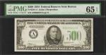 Fr. 2201-A. 1934 $500 Federal Reserve Note. Boston. PMG Gem Uncirculated 65 EPQ.