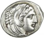 MACEDONIA: Alexander III, 336-323 BC, AR tetradrachm (16.96g), Amphipolis, Price-79, head of Herakle