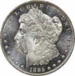 1885-O Morgan Silver Dollar. MS-62 DMPL (PCGS).