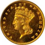 1889 Gold Dollar. Proof-66 (PCGS). CAC. OGH.