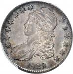 1829 Capped Bust Half Dollar. O-105. Rarity-1. Small Letters. AU-50 (PCGS).