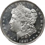 1887-O Morgan Silver Dollar. MS-62 DPL (NGC).