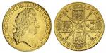 x NGC AU58 | George I (1714-1727), Guinea, 1726, fifth laureate head right, rev. crowned shields cru