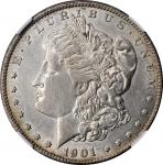 1901-S Morgan Silver Dollar. AU Details--Cleaned (NGC).