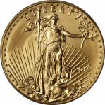2016 One-Ounce Gold Eagle. 30th Anniversary American Eagle Program Label. MS-70 (PCGS).