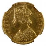 1879年英属印度维多利亚像5卢比金币  NGC PF 62  BRITISH INDIA: Victoria, Empress, 1876-1901