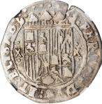 SPAIN. Real, ND (1497-1504)-S. Seville Mint. Ferdinand & Isabel. NGC VF-25.