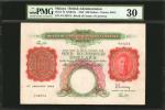 1942年马来亚货币发行局一佰圆。MALAYA. Board of Commissioners of Currency. 100 Dollars, 1942. P-15. PMG Very Fine 