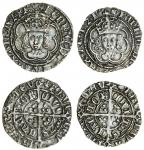 Henry VII (1485-1509), Halfgroats (2), Canterbury, King and Archbishop Morton jointly, type IIIA, 1.