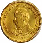 1905 Lewis and Clark Exposition Gold Dollar. MS-64 (PCGS).