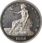 1881 Trade Dollar. Proof-61 Cameo (NGC).