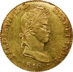MEXICO. Contemporary Counterfeit 8 Escudos, "1818-Mo TH". Imitating Mexico City Mint. Ferdinand VII.