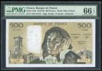 Banque de France, 500 francs, 1984, serial number F.207 57431, signed by Tronche, Dentaud and Strohl