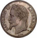 FRANCE - FRANCESecond Empire / Napoléon III (1852-1870). 5 francs tête laurée 1870, A, Paris.  PCGS 