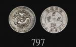 四川省造光绪元宝七钱二，角龙、大点绪，少见Szechuen Province Kuang Hsu Silver Dollar, ND (1898) (LM-345). Rare. PCGS VF30 