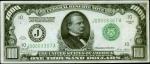 Fr. 2210-J. 1928 $1000 Federal Reserve Note. Kansas City. PMG Choice Extremely Fine 45.