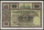 North of Scotland Bank Limited, £20, 1 March 1930, serial number A 0114/0849, purple and pale green,