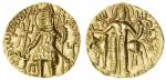 India, Kushan Empire, Kanishka III (c.267-70), gold Dinar, 7.42g, nimbate and crowned king standing 