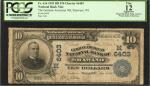 Shawano, Wisconsin. $10 1902 Date Back. Fr. 616. The German-American NB. Charter #6403. PCGS Fine 12