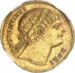 公元327年罗马帝国康斯坦丁二世金币 NGC CH XF 5/5 3/5 ROMANConstantin II (337-350)