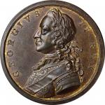 1759 British Victories Medal. Brass. 43 mm. Betts-418, Eimer-677. About Uncirculated.
