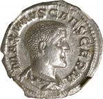 MAXIMUS AS CAESAR, A.D. 235-238. AR Denarius (2.45 gms), Rome Mint, A.D. 236-237. NGC AU, Strike: 5/