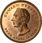 1860 John Bell Medal. DeWitt-JBELL 1860-5. Copper. 30.9 mm. Mint State.