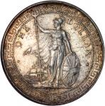 1901-B英国贸易银元，EF品相