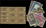 德国与奥地利纸币一组二十二枚，包括1908年一佰马克两枚，1917年伍马克，均VF-UNC，敬请预覧，售后不接受退货（22）