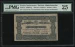 Straits Settlements, $5, 20.6.1921, serial number C/32 02738, black, FIVE in purple underprint, tige