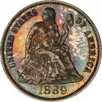 1889 Liberty Seated Dime. Proof-66 (PCGS).