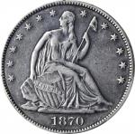 1870-CC Liberty Seated Half Dollar. VF Details--Repaired (PCGS).