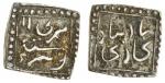 Assam, Raje&#347;vara Simha (1751-69), square Quarter-Rupee, 2.78g, undated, Persian script, sr&#299