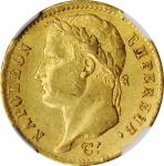 FRANCE. 20 Francs, 1811-A. Paris Mint. Napoleon I. NGC MS-61.