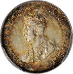 AUSTRALIA. 3 Pence, 1916-M. Melbourne Mint. PCGS AU-58 Gold Shield.