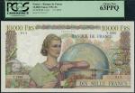 Banque de France, 10000 francs, 7 February 1952, serial number Y.2336 813, multicoloured, maiden wit