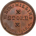 Ohio--Sharonville (Pike County). 1863 William K. McMillins (William K. McMillin). Fuld-800A-2a. Rari