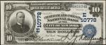 New York, New York. 1902 Plain Back  $10  Friedberg 632. The Chatham & Phenix NB. Charter #10778. PM