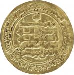 公元908-932年古代丝绸之路阿拔斯王朝穆格台迪尔王国金币二枚，较稀少，极美品