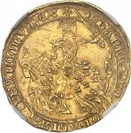 FRANCE / CAPÉTIENS - FRANCE / ROYALJean II le Bon (1350-1364). Franc à cheval ND (1360).  NGC MS 62 