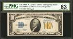 Fr. 2308m. 1934 $10 North Africa Emergency Note. PMG Choice Uncirculated 63.