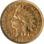 1908-S Indian Cent. MS-63 BN (PCGS).