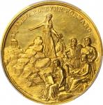 SOUTH AFRICA. Gold Award Medal, 1885. Republic. PCGS SPECIMEN-63 Gold Shield.