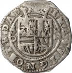 SPAIN. Contemporary Counterfeit Cob 4 Reales, ND (ca. Early 1600s). Uncertain Mint (SO - II Horizont