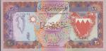  Bahrain Monetary Agency, 20 dinars, law of 1973 (1978-1979), red and multicoloured, arms at right, 