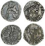 Henry VII (1485-1509), Pennies (2), York under Archbishop Rotherham, Sovereign type I, 0.76g, m.m. n