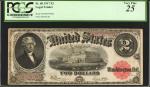 Fr. 60. 1917 $2  Legal Tender Note. PCGS Currency Very Fine 25.
