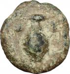 Greek Coins, Central Italy, uncertain . AE Cast Uncia, c. 280-260 BC. Vecchi ICC 308. HN Italy 386. 
