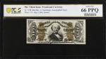 Fr. 1328. 50 Cent. Third Issue. PCGS Banknote Gem Uncirculated 66 PPQ.